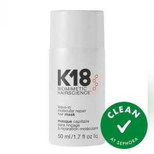 K18 Biomimetic Hairscience Leave-In Molecular Repair Hair Mask — 50 ml